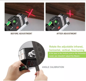 Nivel Laser 3 Burbujas Cinta Métrica